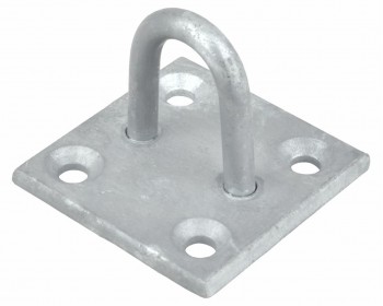 6mm Hot Galvanised Staple on Plate